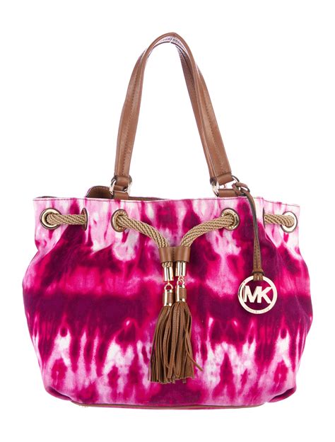 michael kors marina tote tie dye|michael kors marina gold purses.